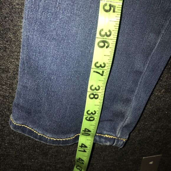 Seven7 Jeans Women's Size 6 High Rise Skinny Medium‎ Blue Wash  7 On Back Pocket - Picture 10 of 12